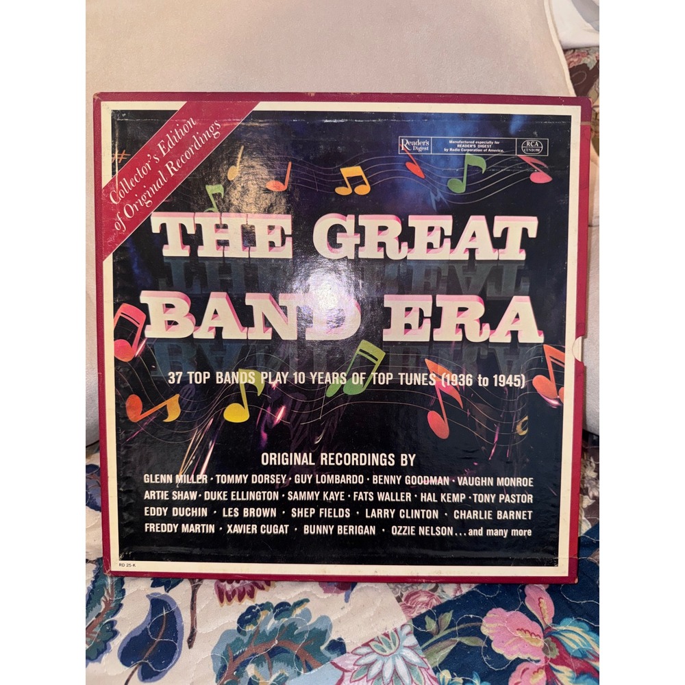 The Great Band Era 1936-1945 Readers Digest RCA 10 LP Vinyl Box Set Big Band